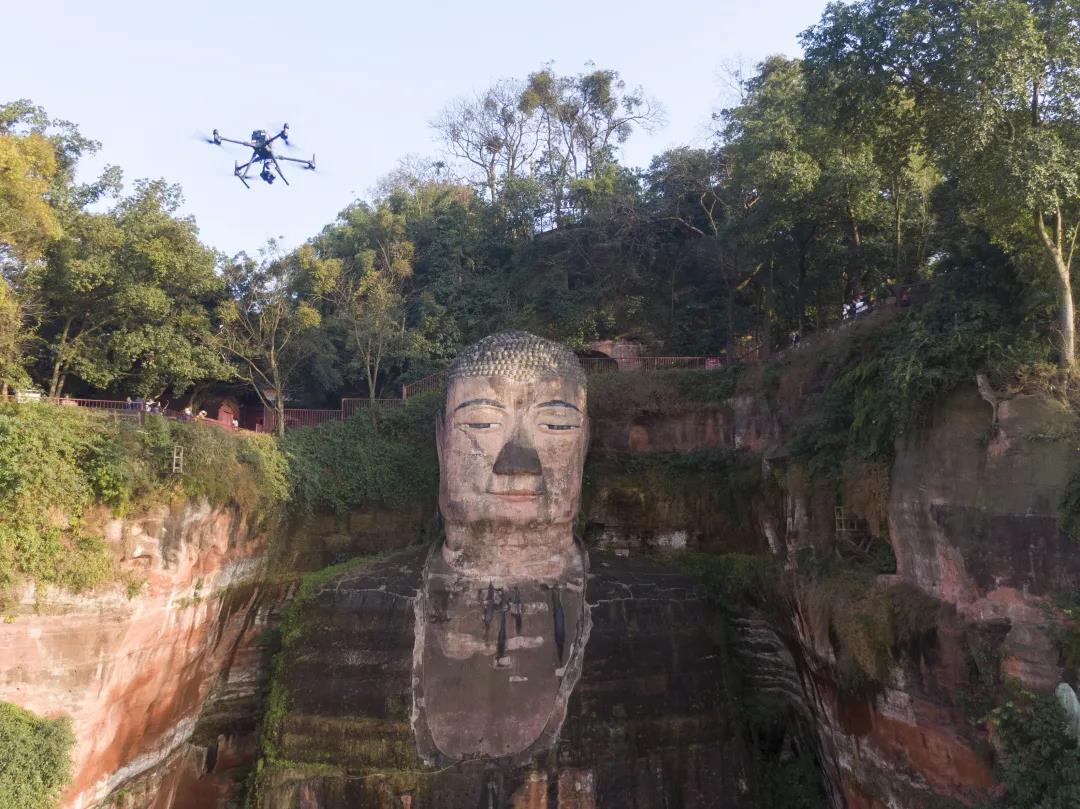 这一次毫米级！DJI P1 攻克乐山大佛精细建模难题